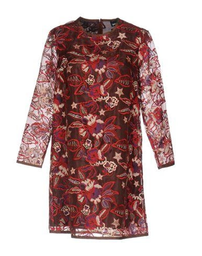 Just Cavalli Evening Dress In Brown