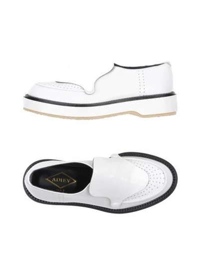 Shop Adieu Loafers In White