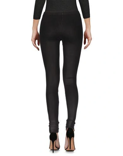 Shop David Lerner Leggings In Dark Brown