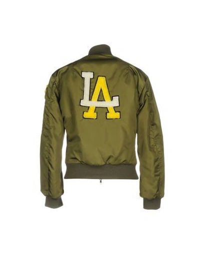 Shop Forte Couture Bomber In Military Green