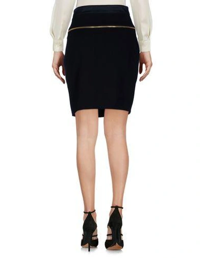Shop Alexandre Vauthier Knee Length Skirts In Black