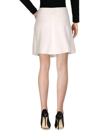 Shop Courrèges Knee Length Skirt In Ivory