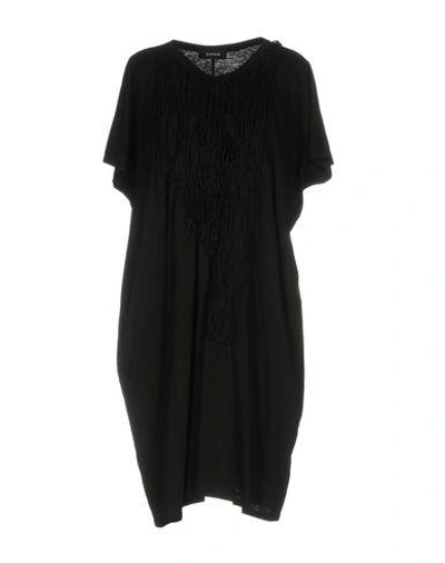 Zucca Short Dress In Black