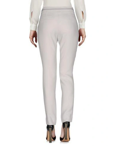 Shop Emporio Armani Casual Pants In Light Grey
