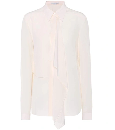 Shop Stella Mccartney Silk Blouse In White