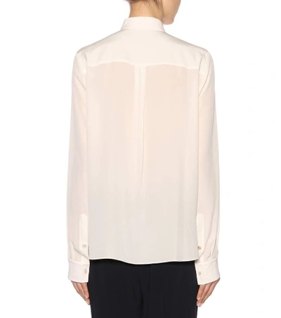 Shop Stella Mccartney Silk Blouse In White