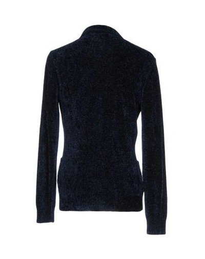 Shop Emporio Armani Cardigan In Dark Blue