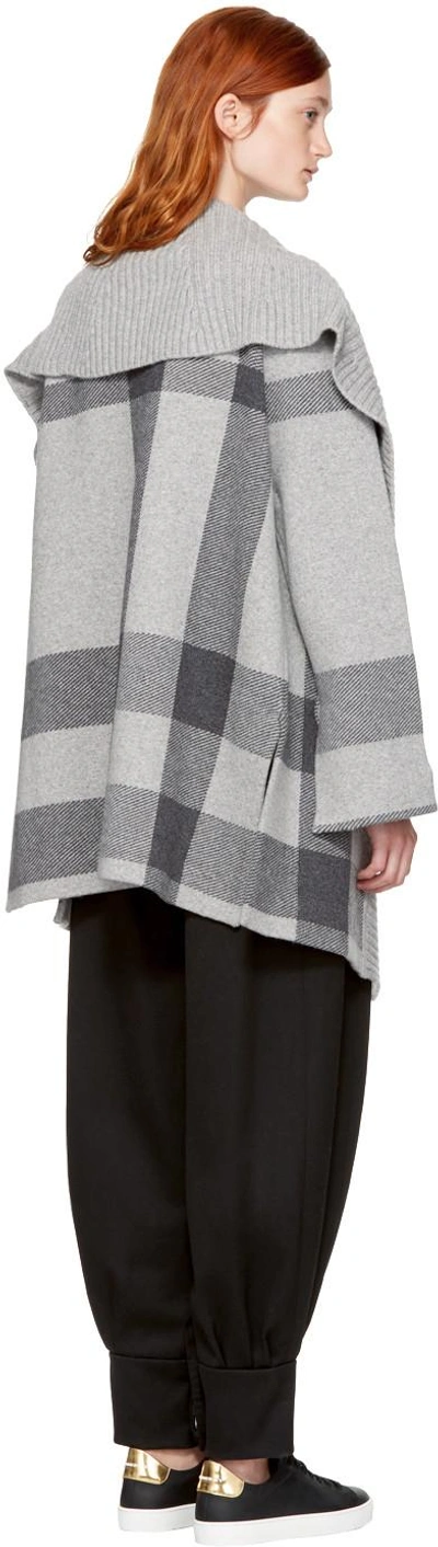 Shop Burberry Grey Gorlan Coat