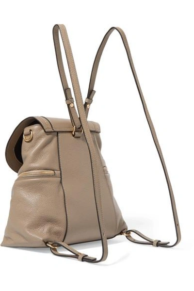 Shop See By Chloé Olga Medium Textured-leather Backpack