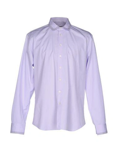 Shop Etro Solid Color Shirt In Lilac