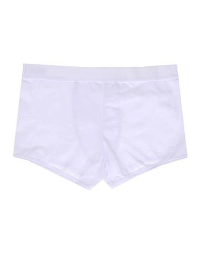 Shop Moschino Underwear Boxers In White