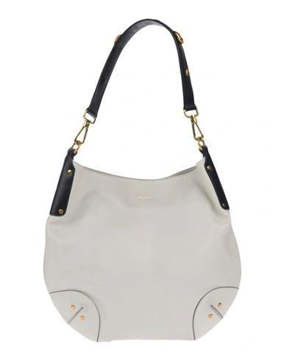 Belstaff Shoulder Bag In Light Grey