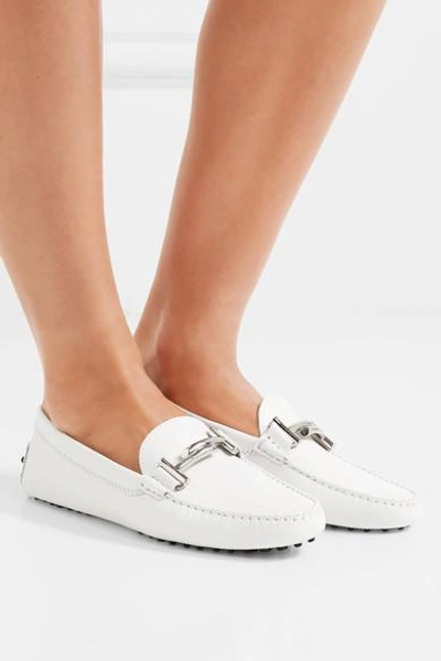 Shop Tod's Gommino Leather Loafers