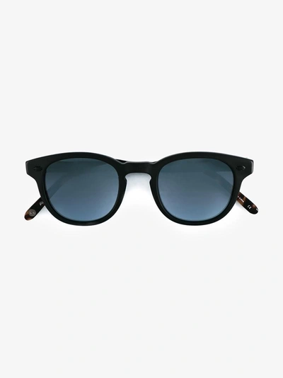 Shop Garrett Leight 'warren' Sonnenbrille In Black