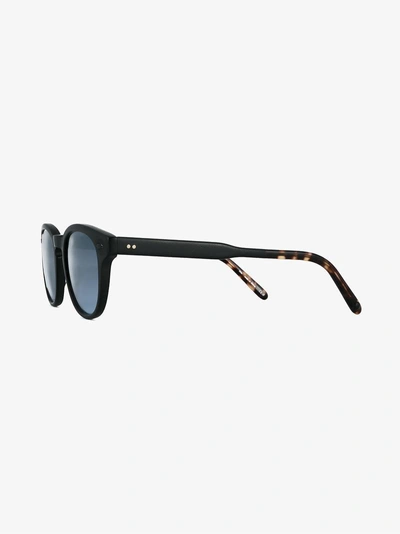 Shop Garrett Leight 'warren' Sonnenbrille In Black