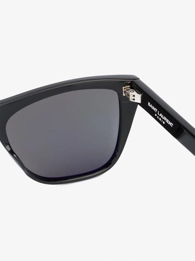 Shop Saint Laurent Eyewear Sl 1 Sunglasses In Black
