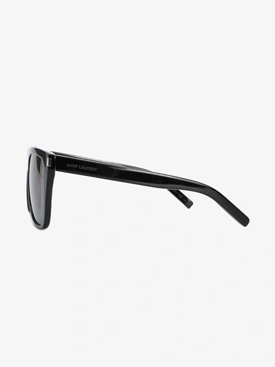Shop Saint Laurent Eyewear Sl 1 Sunglasses In Black