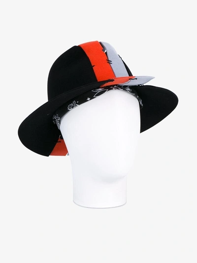 Shop Maison Michel Deconstructed Henrietta Fedora Hat In Black