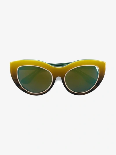 Shop Dax Gabler 'n°03' Sonnenbrille In Green