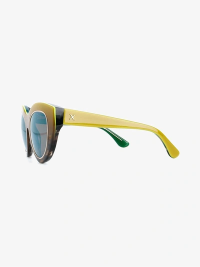 Shop Dax Gabler 'n°03' Sonnenbrille In Green