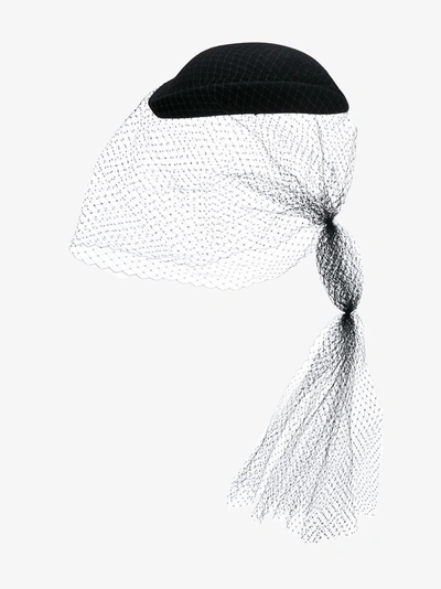 Shop Gucci Veil Detail Hat