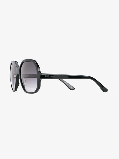 Shop Saint Laurent Eyewear 'new Wave Sl 132' Sonnenbrille In Black