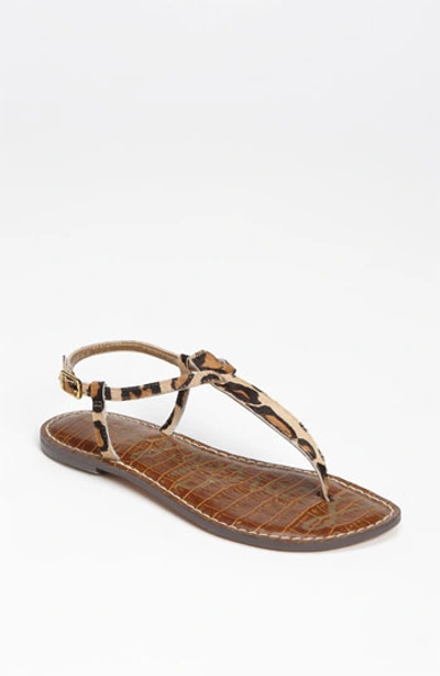 Sam Edelman 'gigi' Sandal (women) In Brown Croco/leopard