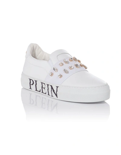 Philipp Plein Embellished Slip On Sneakers