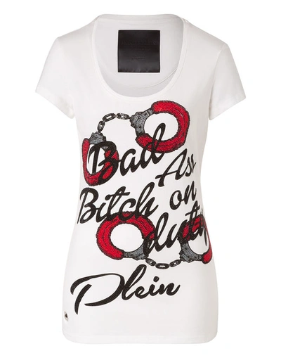Philipp Plein 'leuchars' T-shirt In White