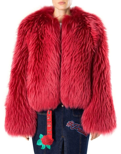 Shop Philipp Plein Fur Jacket "anson"