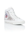 PHILIPP PLEIN HI-TOP SNEAKERS "HEAVEN",P17SMSC0195PLE005N01K