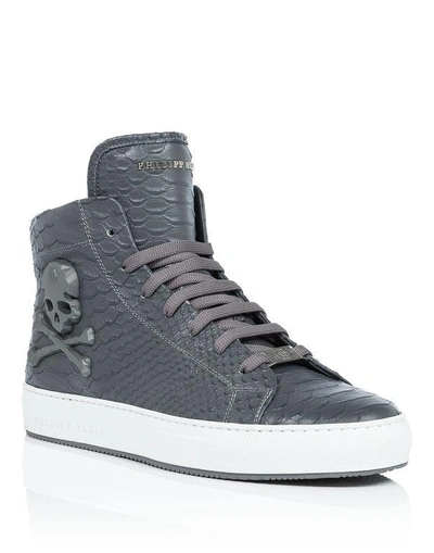 Shop Philipp Plein Hi-top Sneakers "karlson"