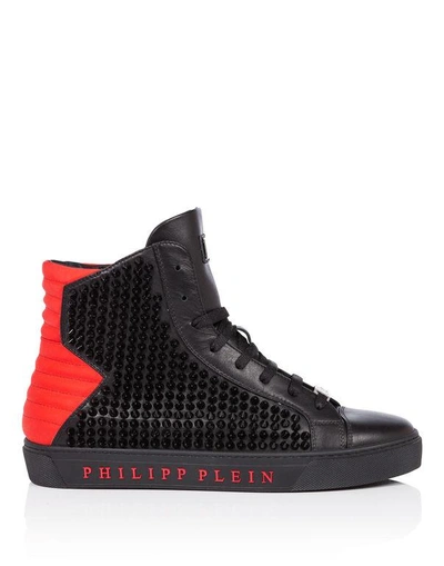 Shop Philipp Plein Hi-top Sneakers "loris"