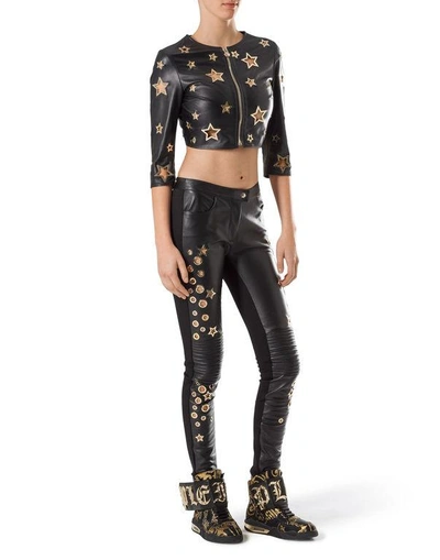 Shop Philipp Plein  In Black/light Gold