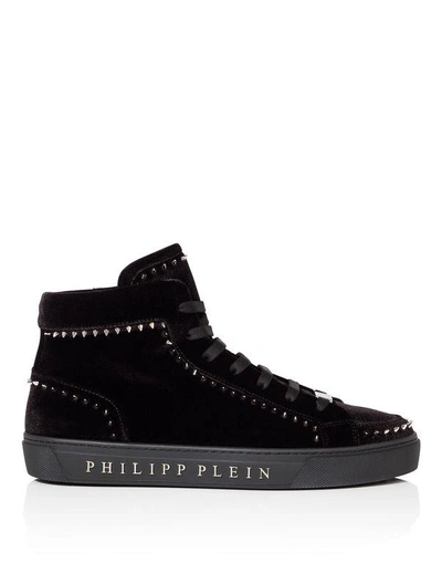 Shop Philipp Plein Mid-top Sneakers "rose"