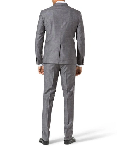 Shop Philipp Plein Suit Diamond Cut "obvious" In Grey