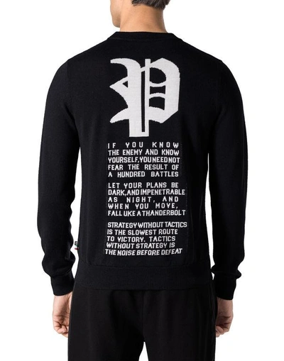 Shop Philipp Plein Pullover Round Neck Ls "basho"