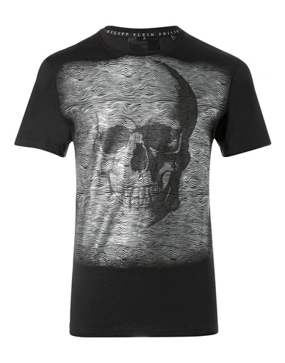 Philipp Plein T-shirt Round Neck Ss "norie" In Black