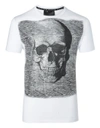 Philipp Plein T-shirt Round Neck Ss "norie" In White
