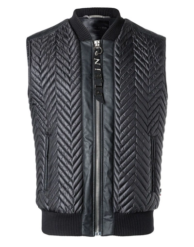Philipp Plein Leather Vest Short "nagakijo"