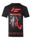Philipp Plein T-shirt Round Neck Ss "kois" In Black