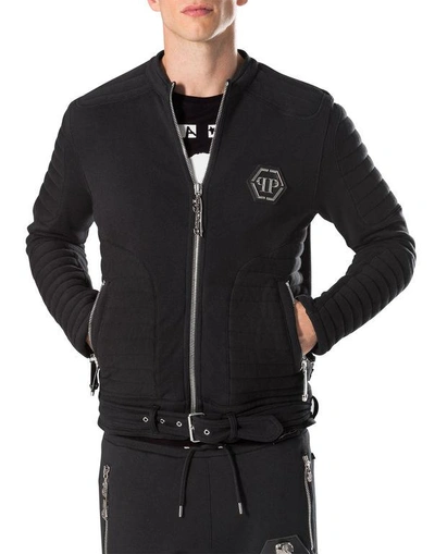 Shop Philipp Plein Jogging Jacket "important"