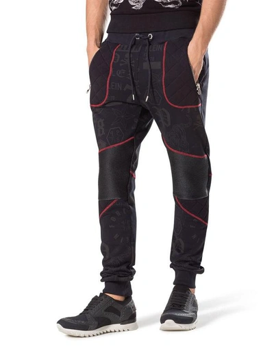 Shop Philipp Plein Jogging Trousers "red Particular"