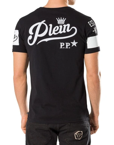 Shop Philipp Plein T-shirt Round Neck Ss "basket"