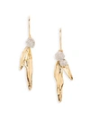AURELIE BIDERMANN Mimosa Two-Tone Drop Earrings