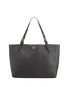 Tory Burch York Saffiano Leather Tote Bag, Light Oak In Black