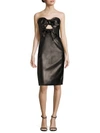MILLY Mackenzie Leather Dress