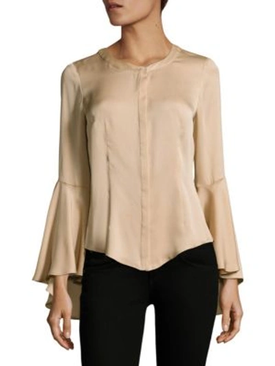 Milly Stretch Michelle Blouse In Ballet
