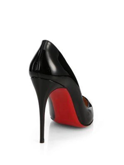 Shop Christian Louboutin Pigalle Follies 100 Patent Leather Pumps In Begonia