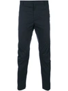 Lanvin Slouched Tailored Trousers In Blue
